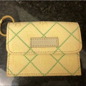 Dooney & Bourke mini keychain wallet